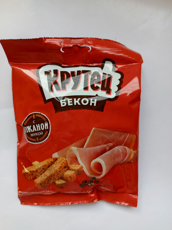 Сухарики жарен Крутец со вк бекона 80гр
