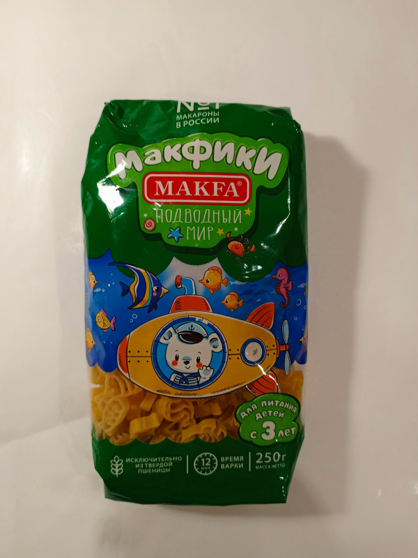 Макароны Макфа Макфики Подводн мир 250гр