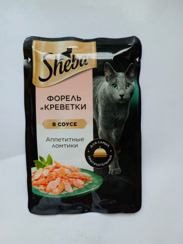 Sheba.Форель и Креветки 75гр