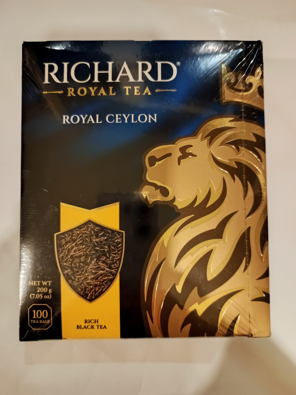 Чай RICHARD чёрный 100пак 200гр
