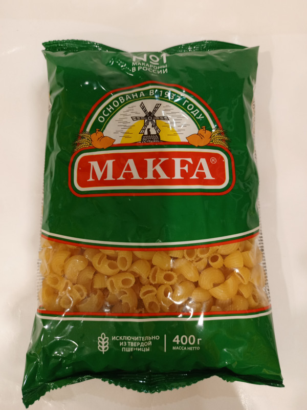 Макароны Макфа улитки 400гр