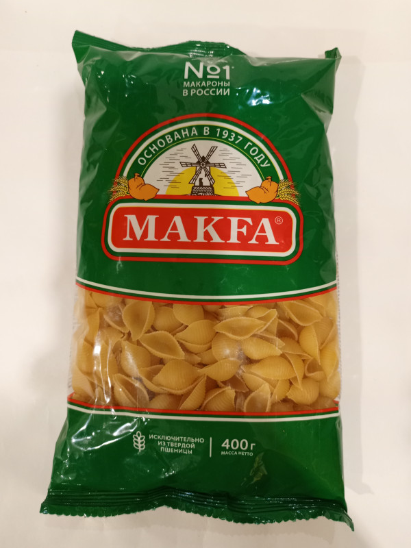 Макароны Макфа ракушки 400гр