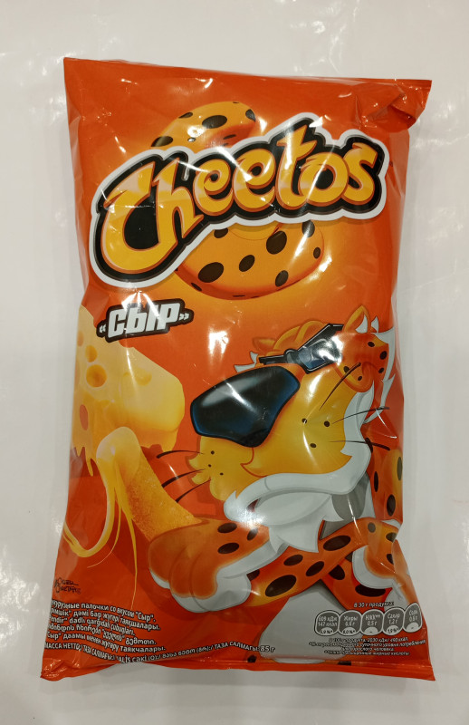 Кукурузные палочки CHEETOS сыр 85гр