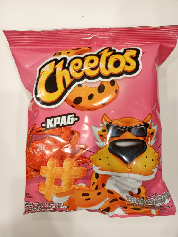 кукурузные палочки CHEETOS краб 50гр