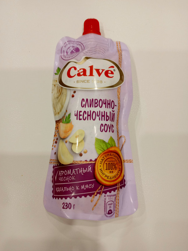 Соус CALVE сливочно чесночный 230г