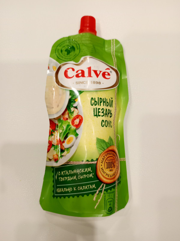 Соус сырный цезарь CALVE 230гр