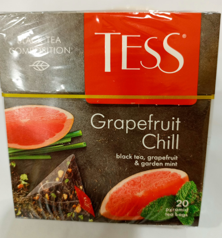 Чай TESS грейпфрут и мята 20пак 36гр