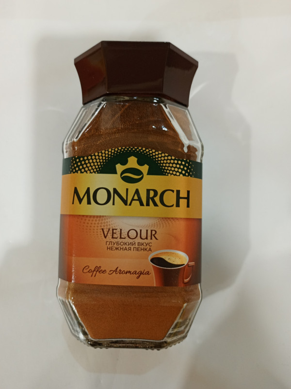 Кофе Якобс Монарх VELOUR стекло 95гр