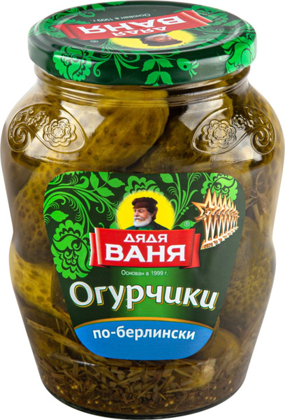 Огурчики маринованные Дядя Ваня по-берлински 680 г