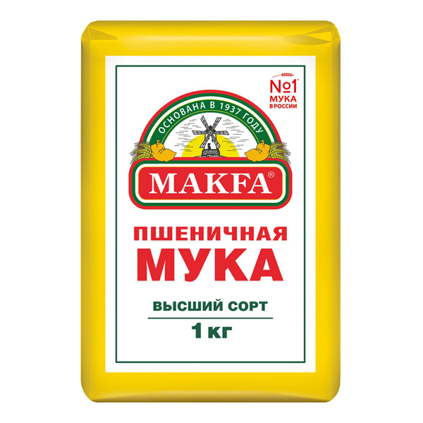 Пшеничная мука "Makfa" 1кг