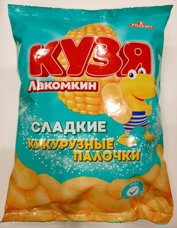 Кукурузные палочки КУЗЯ сладкие 100гр