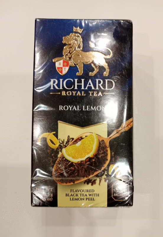 Чай RICHARD чёрный лимон 42,5гр