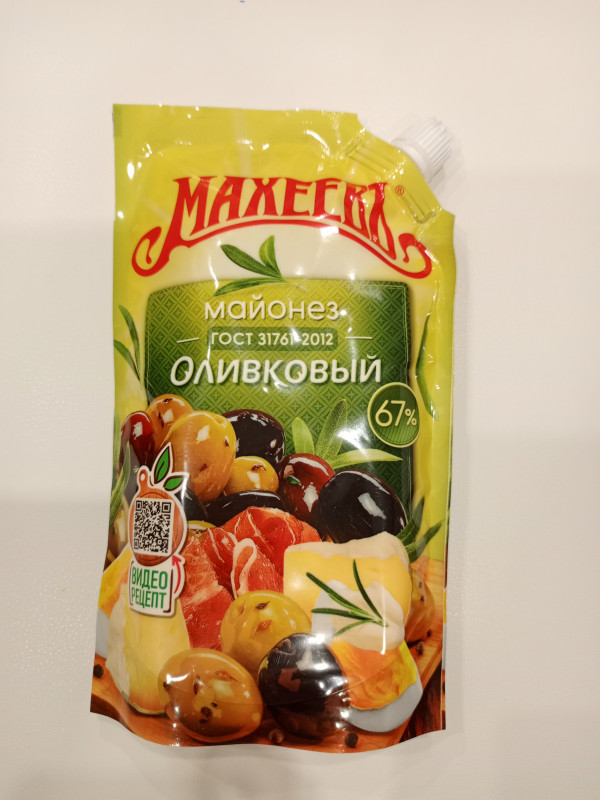 Майонез Оливковый МАХЕЕВ 400мл