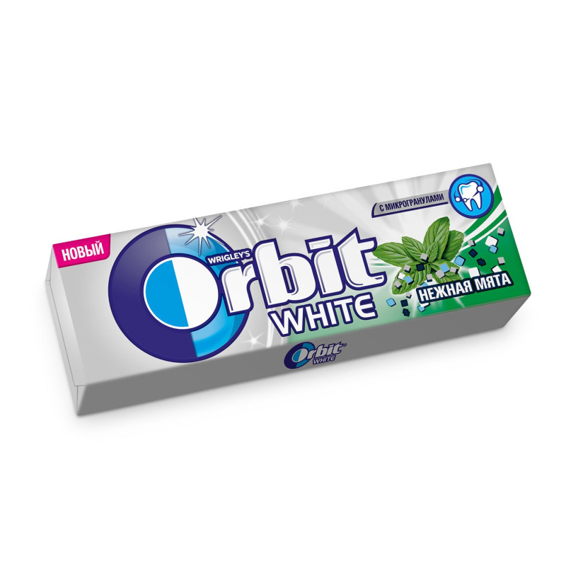 Жевательная резинка "Orbit" нежная мята
