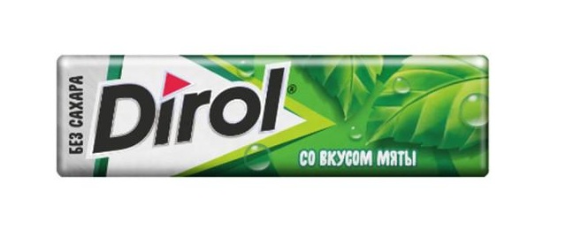 Жевательная резинка DIROL МЯТА 13,6Г