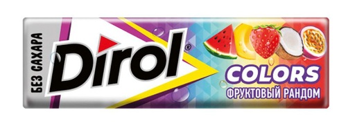 Жевательная резинка DIROL ФРУКТОВЫЙ РАНДОМ 13,6Г