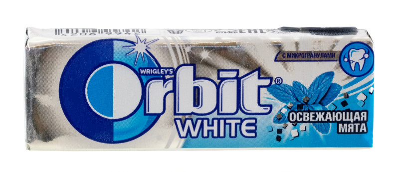 Жевательная резинка ORBIT WHITE ОСВЕЖАЮЩАЯ МЯТА 13,6Г