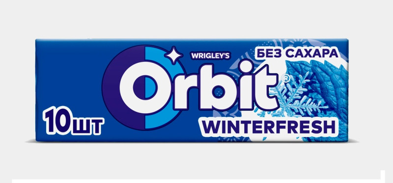 Жевательная резинка ORBIT WINTERFRESH 13,6Г